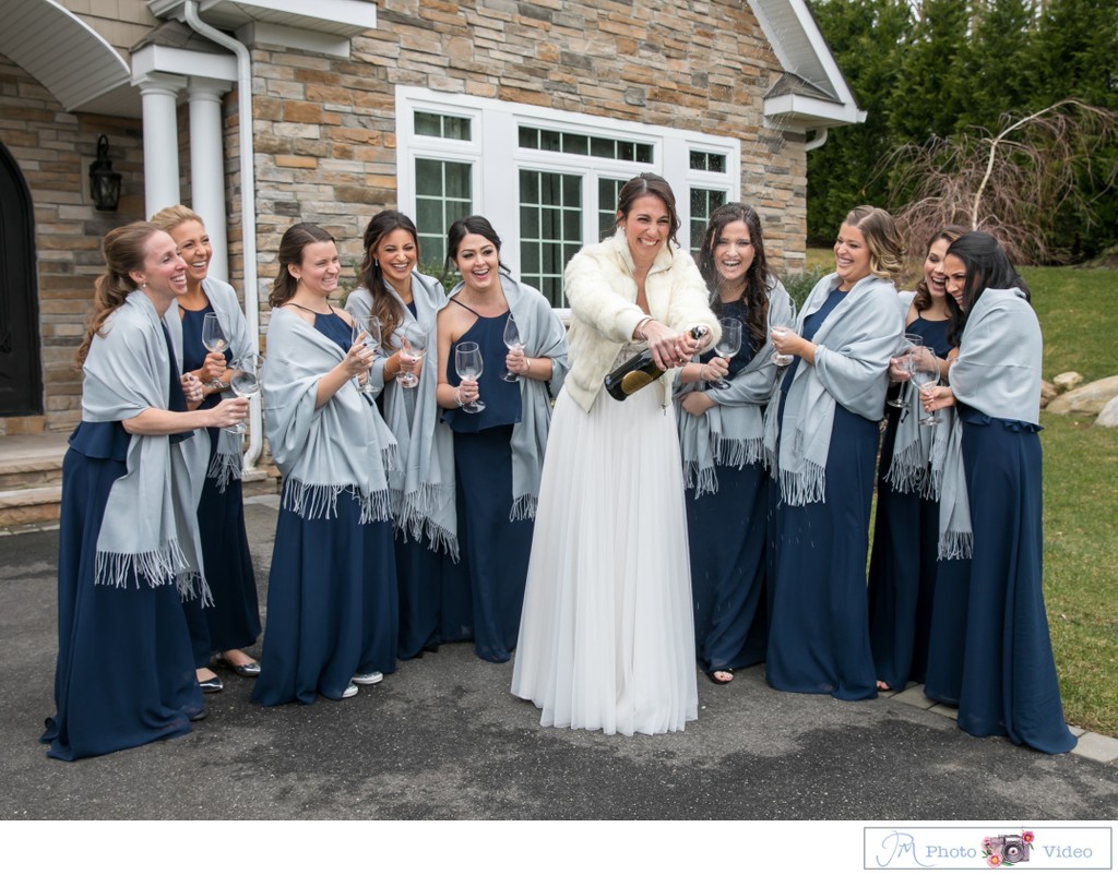 Winter Wedding - Long Island Wedding Photographers