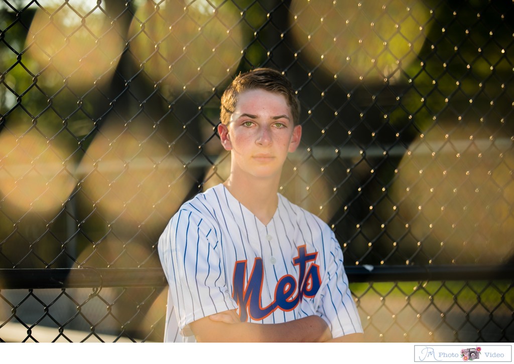 Bar Mitzvah Baseball Portrait Photography