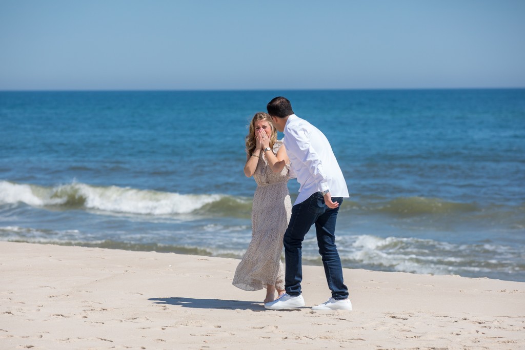 Best Hamptons surprise proposal photographer
