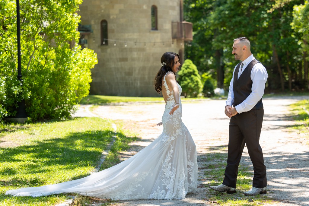 Best first look wedding photograph