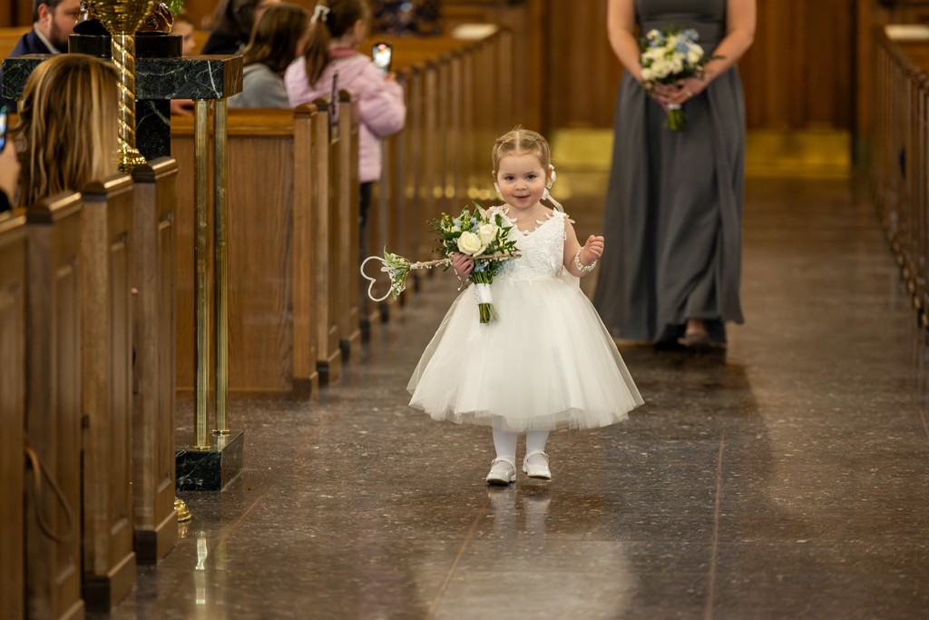 Adorable flower girl photo