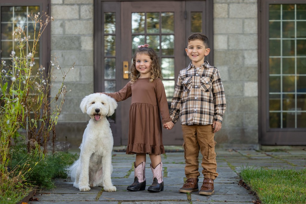 Pet friendly family photography