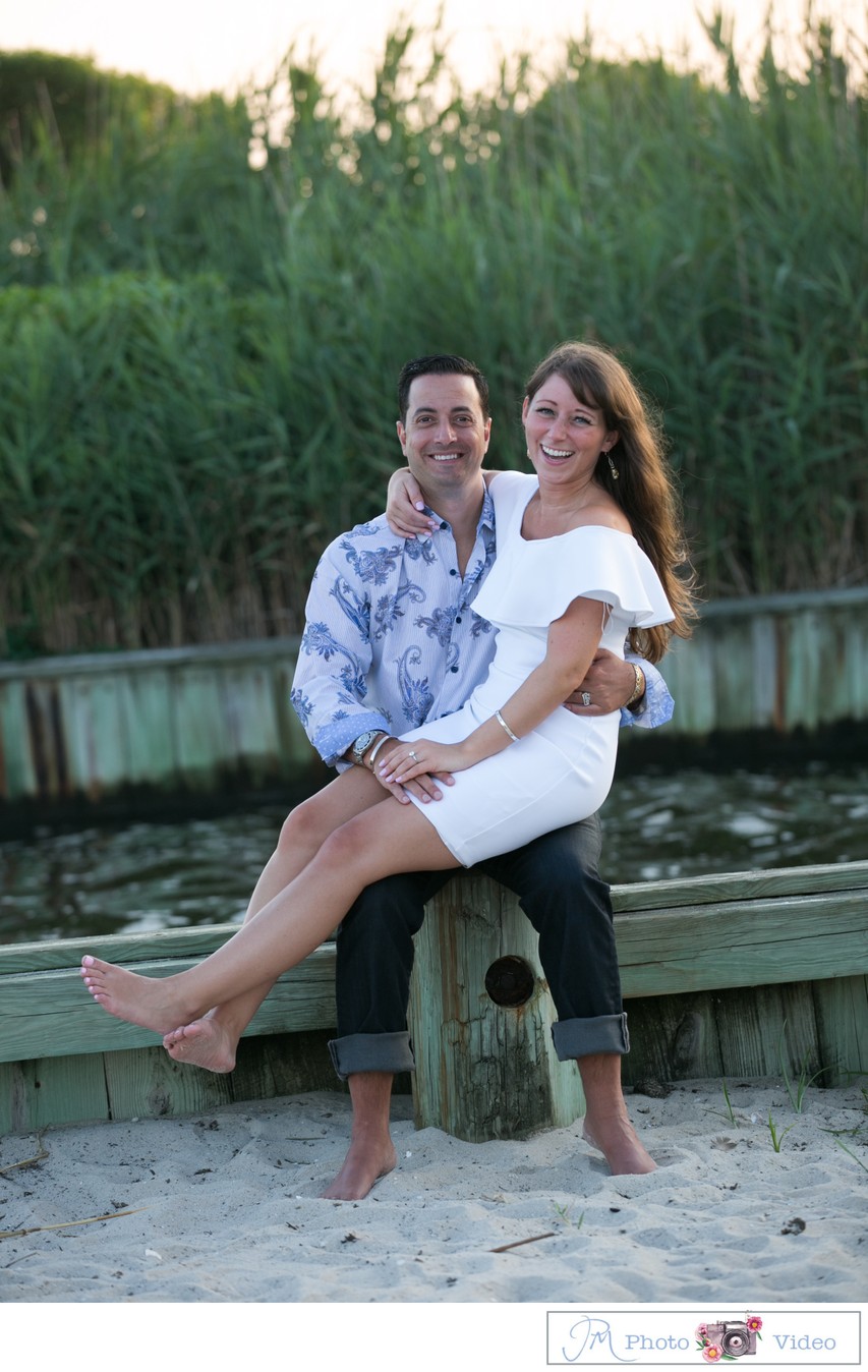 South Shore/South Fork Engagement Photographer