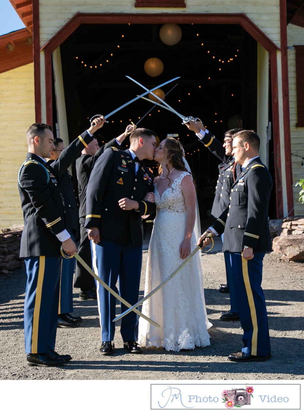Long Island Military Wedding Photographer - Barn Venue
