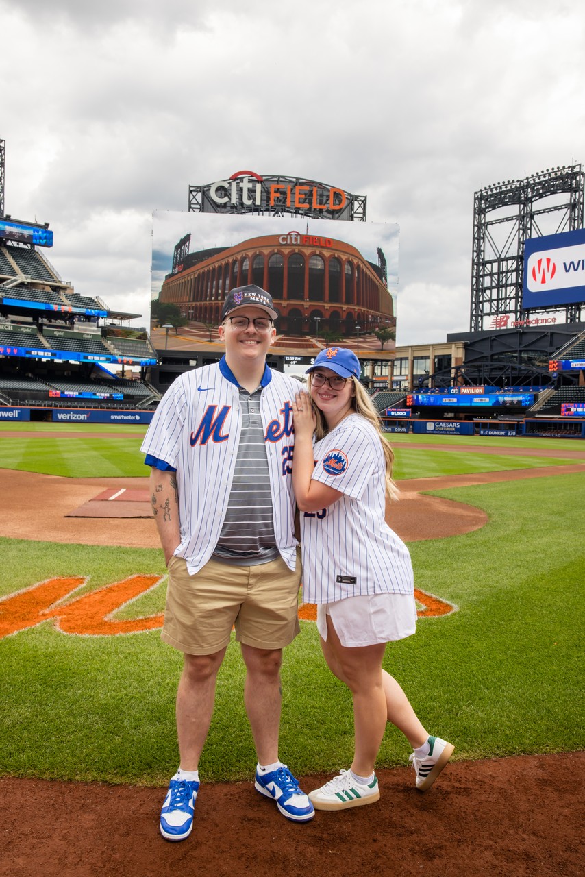 Citi Field engagement photo shoot