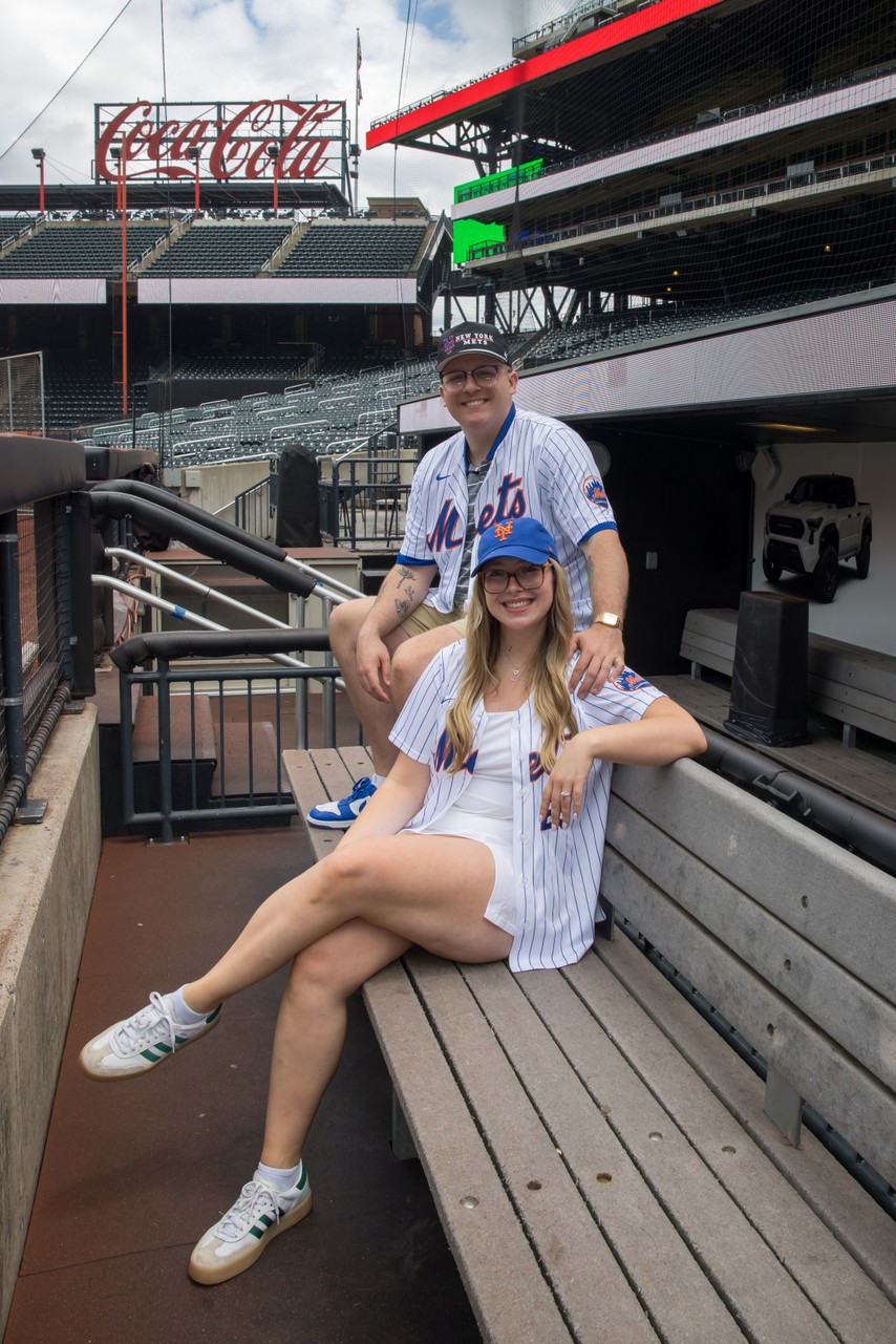 New York baseball engagement