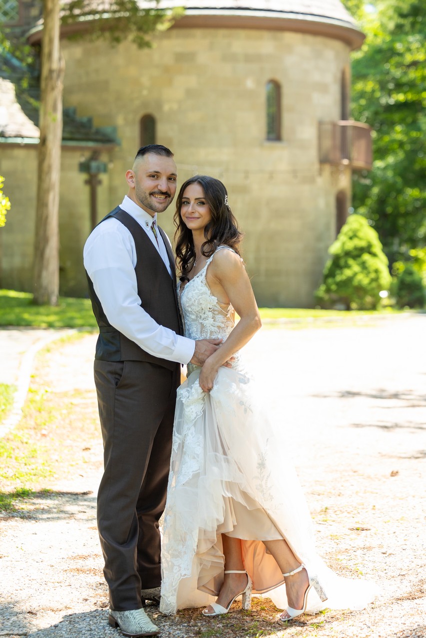 Beautiful wedding couple portraits