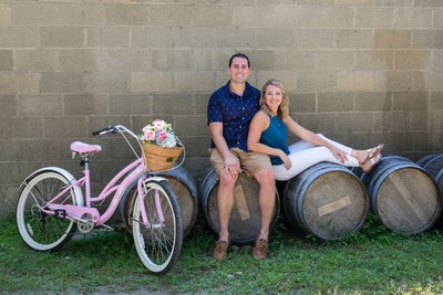 Long Island Wine Country Engagement Photographer