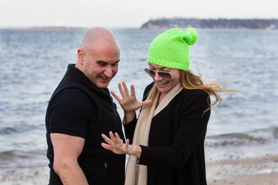 Huntington Bay Surprise Proposal Photographer
