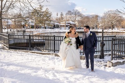 Beautiful winter wedding photography
