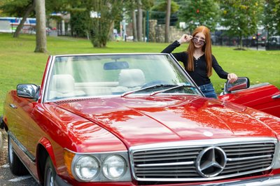 Classic car casual shoot