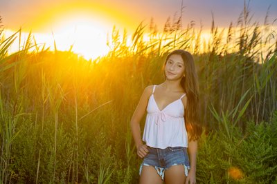 Beautiful sunset Bat Mitzvah photo