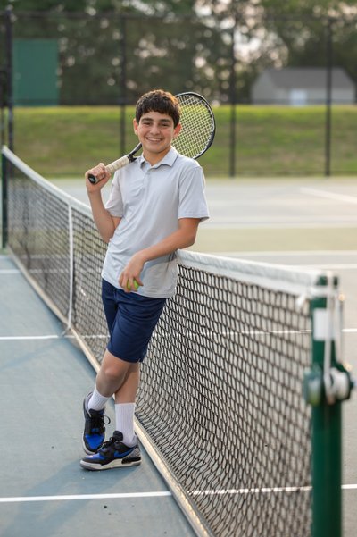 Tennis theme Bar Mitzvah casual shoot