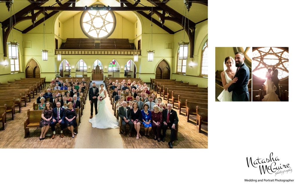 Extended family photo church wedding stl photographer