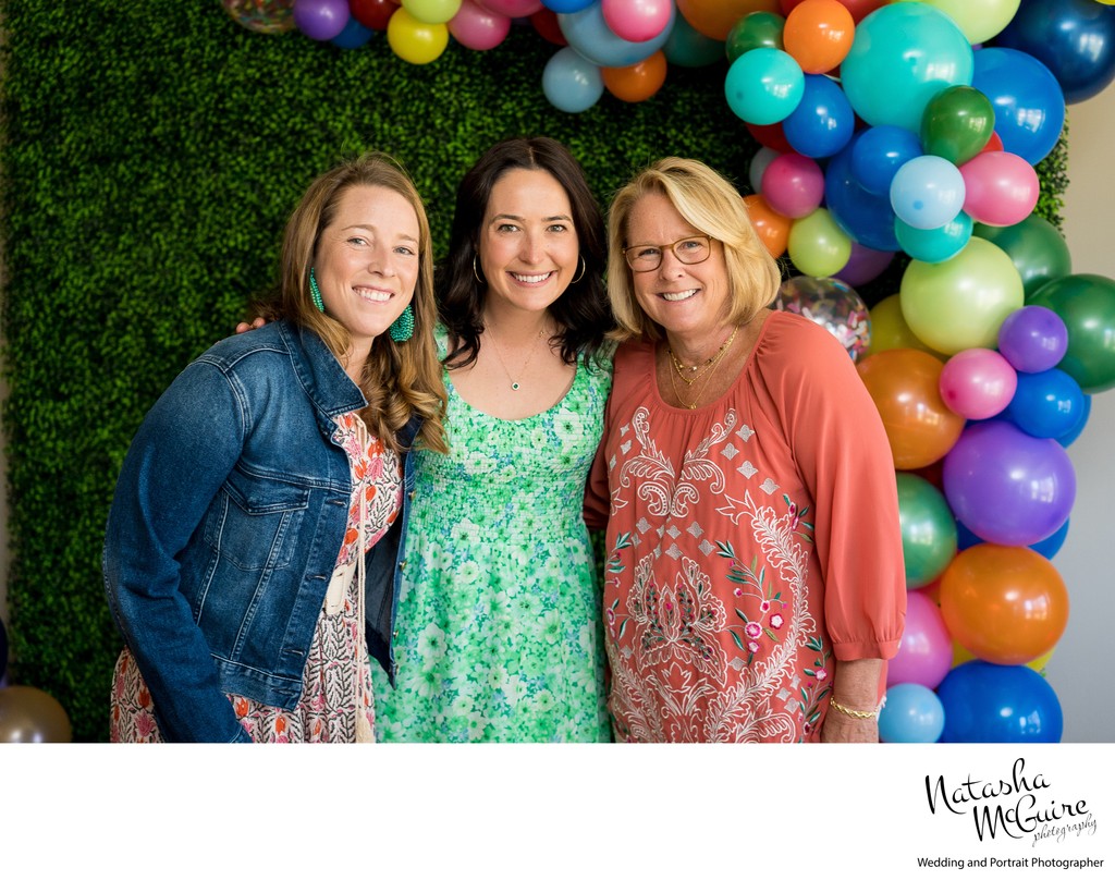 Candid event photos at bridal shower