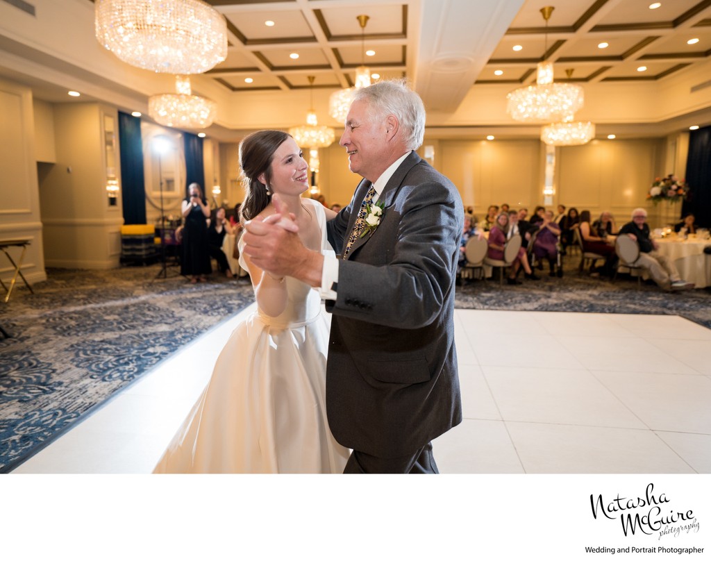 Father and daughter dance Hotel Saint Louis wedding