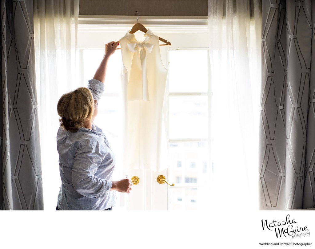 Bride getting ready at The Ritz Carlton St Louis