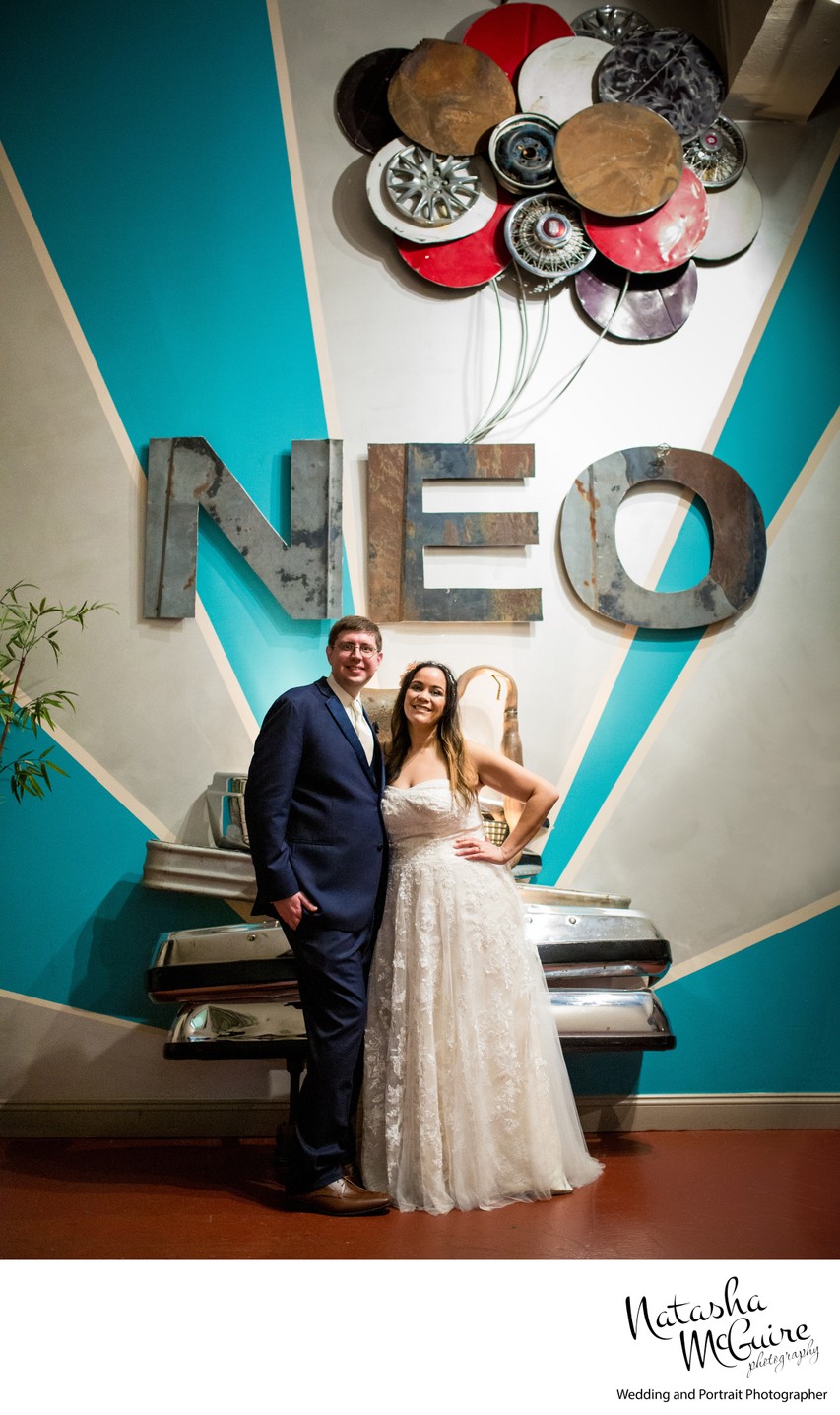 neo on locust wedding photo