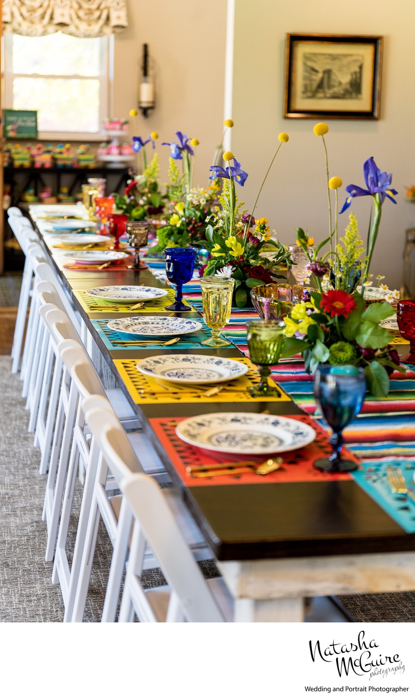 Farmhouse table by Country Event Rentals