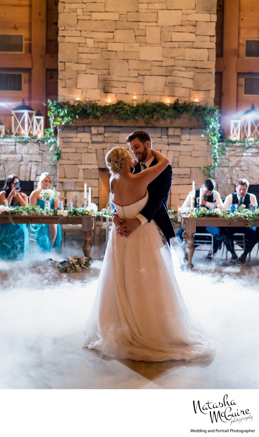 First dance with fog machine St House of St Charles