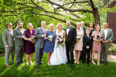 Family photo st louis wedding