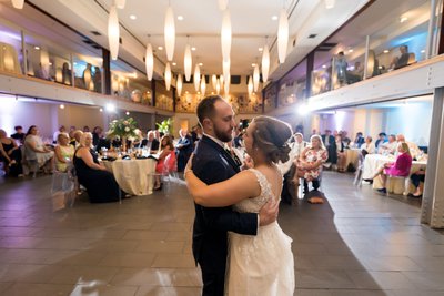 First dance at wedding reception at Majorette St Louis