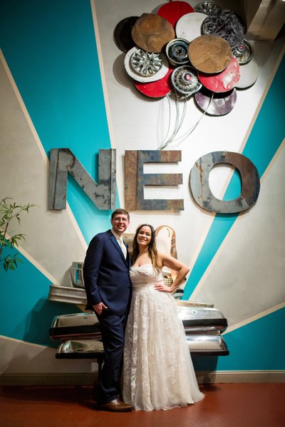 neo on locust wedding photo