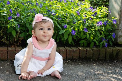 Baby Photos with Flowers