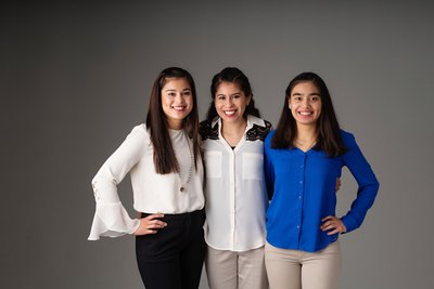 Studio Photos of Teenage Siblings