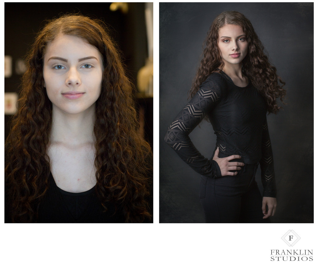 Women's Portrait Studio Before and Afters