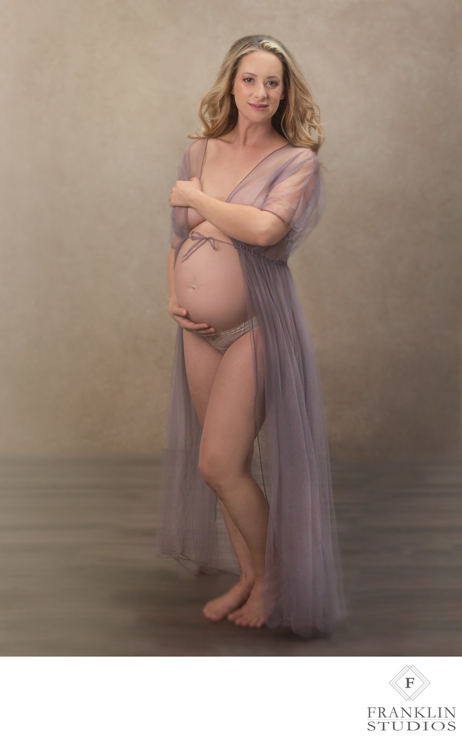 Maternity Photos Showing Baby Belly