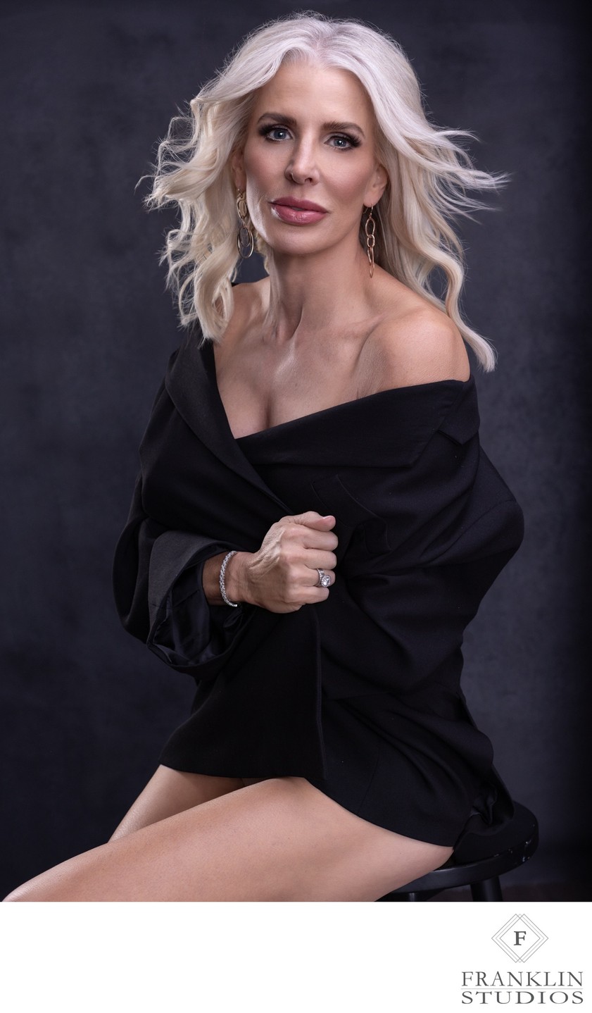 Glamorous Portrait of Woman Over 50