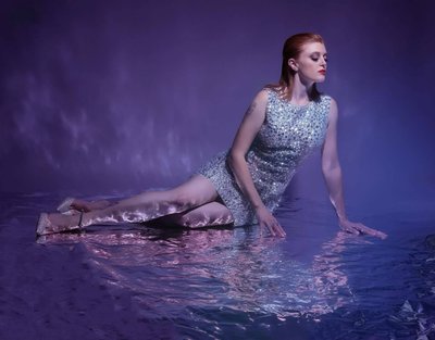 Dramatic Artistic Portrait On Water 
