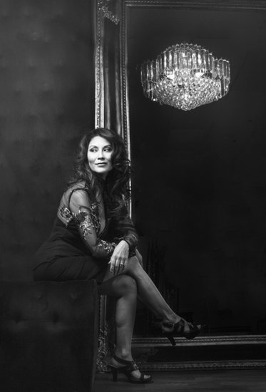 Modern Black & White Women's Portrait
