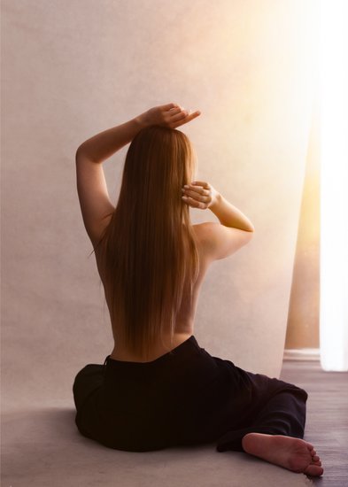 Scottsdale Fine Art Boudoir Backlit Portrait