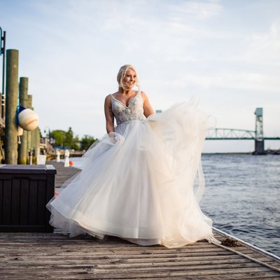 Downtown Wilmington Bridal Photos