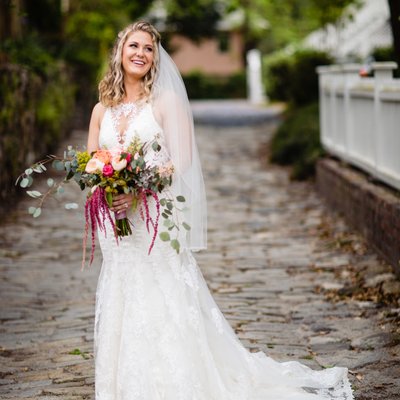 Downtown Wilmington NC Bridal Photos