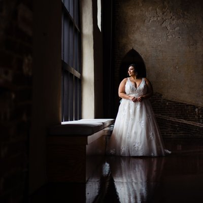 Brooklyn Arts Center Bridal Portrait