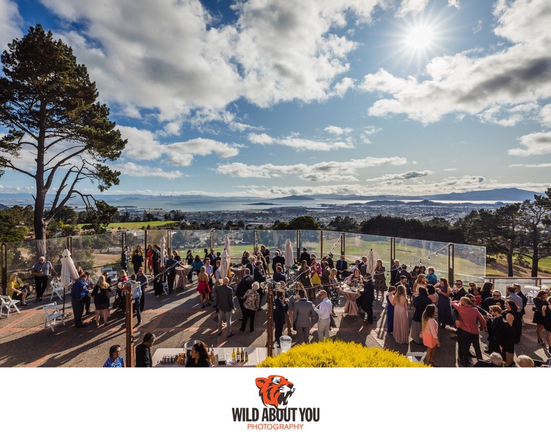 wedding Berkeley with a view