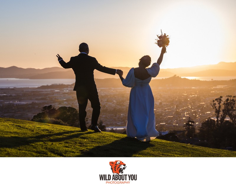 Berkeley wedding with a view