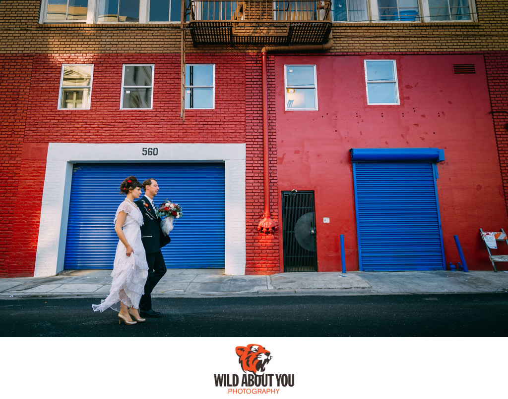 colorful sf bay area wedding photography