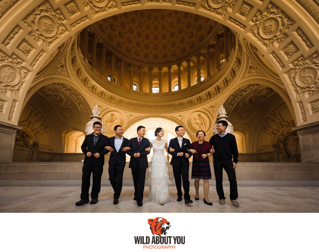 San Francisco City Hall wedding photographer