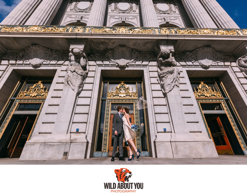 Sf city hall elopement photography
