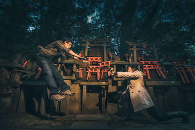 epic kyoto engagement photography