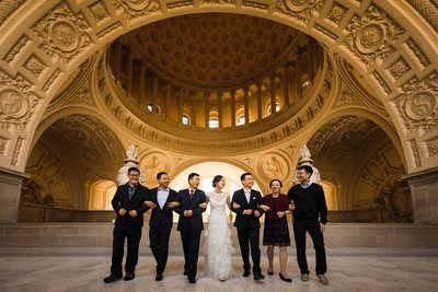San Francisco City Hall wedding photographer