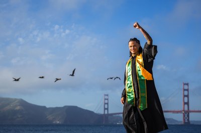 Bay Area college graduate photographer