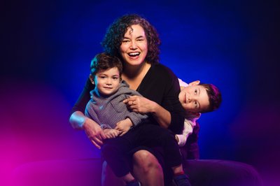 Berkeley family studio portrait photography