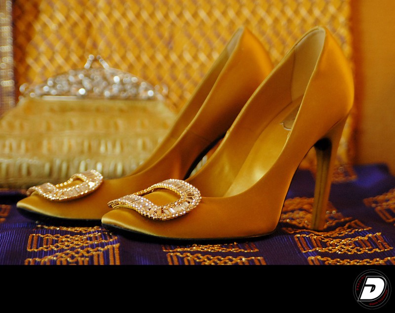 Nigerian Wedding Brooklyn Marriott Yellow Shoe  
