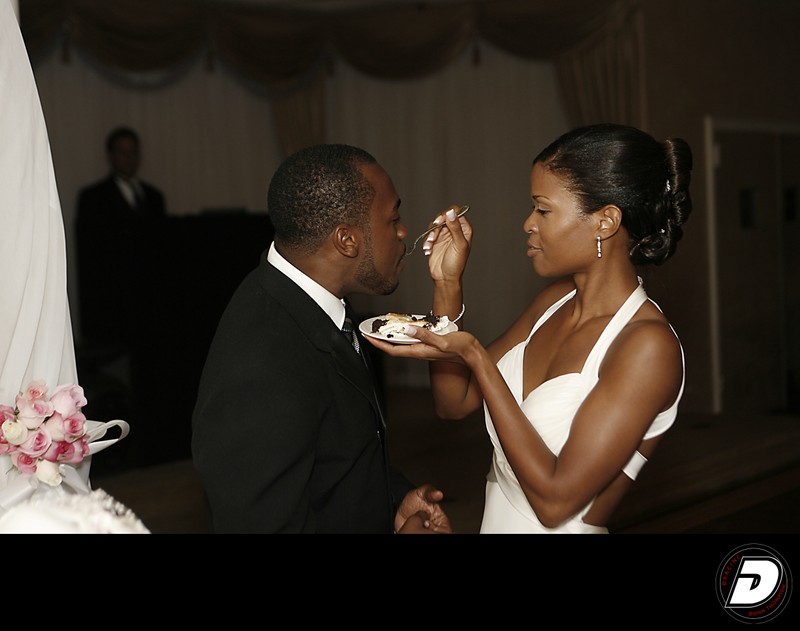 Cake Sharing Wedding