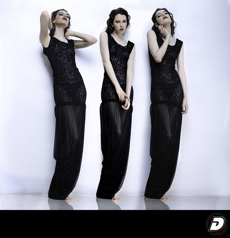 New York Fashion Photographer Sexy Black Dress